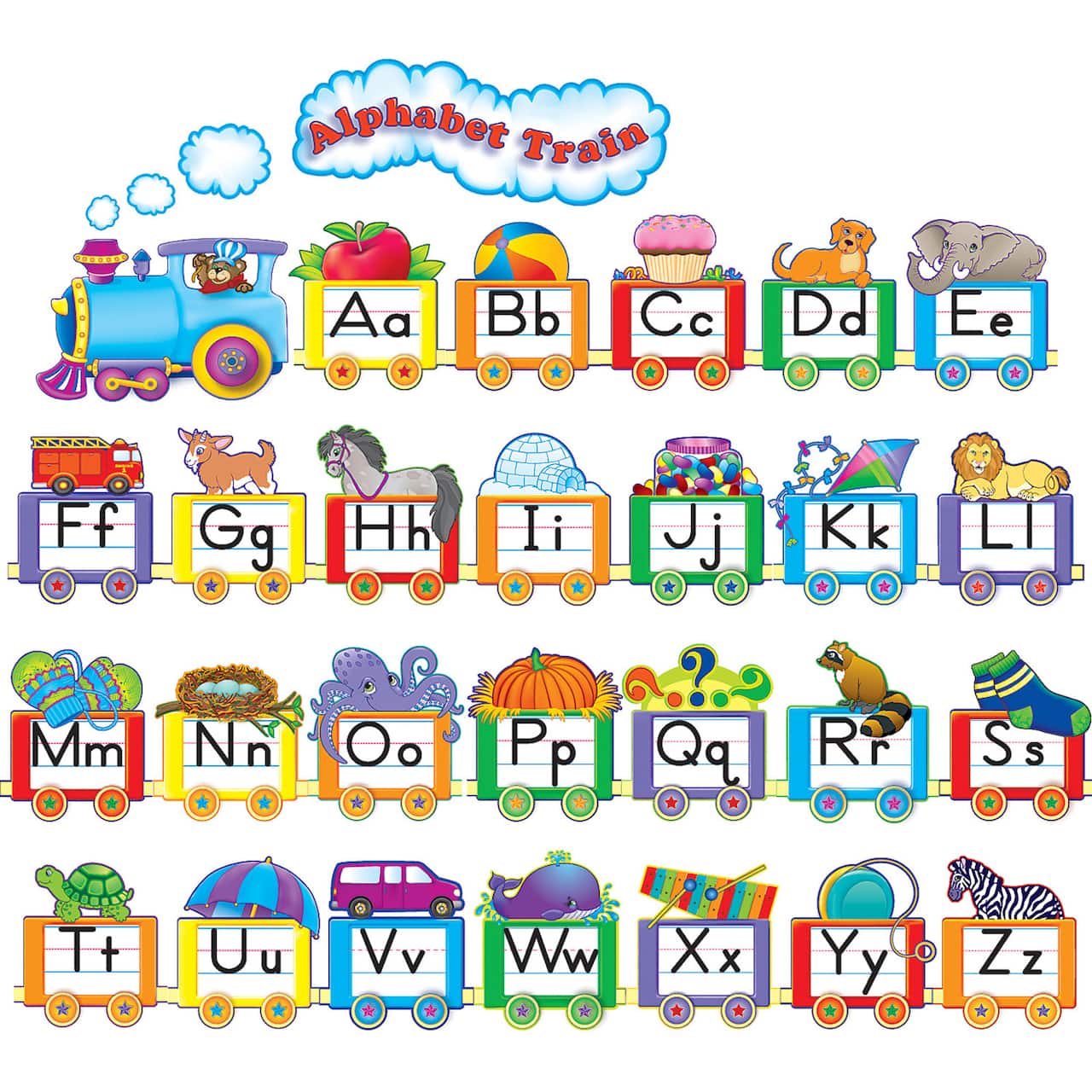 Teacher Created Resources: Alphabet Train Bulletin Board Display Set